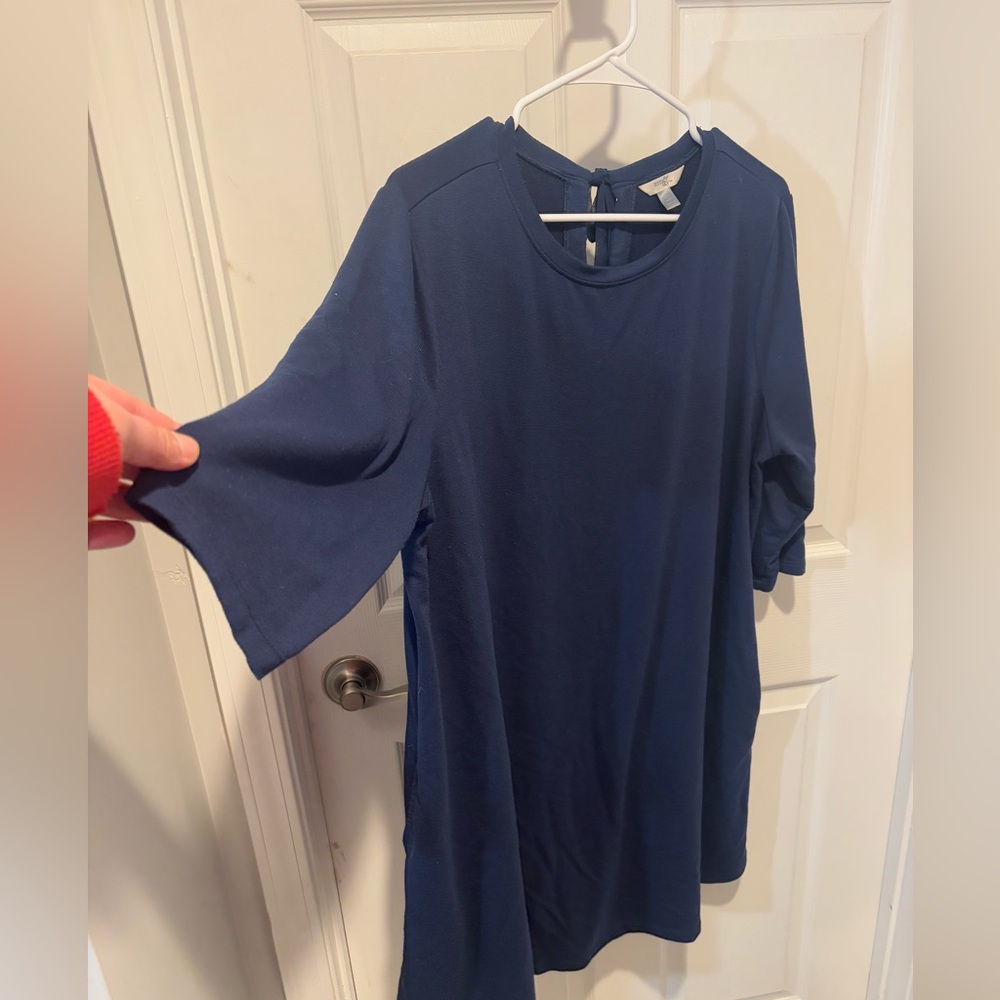TERRA & SKY Blue Tunic Dress - Picture 6 of 12